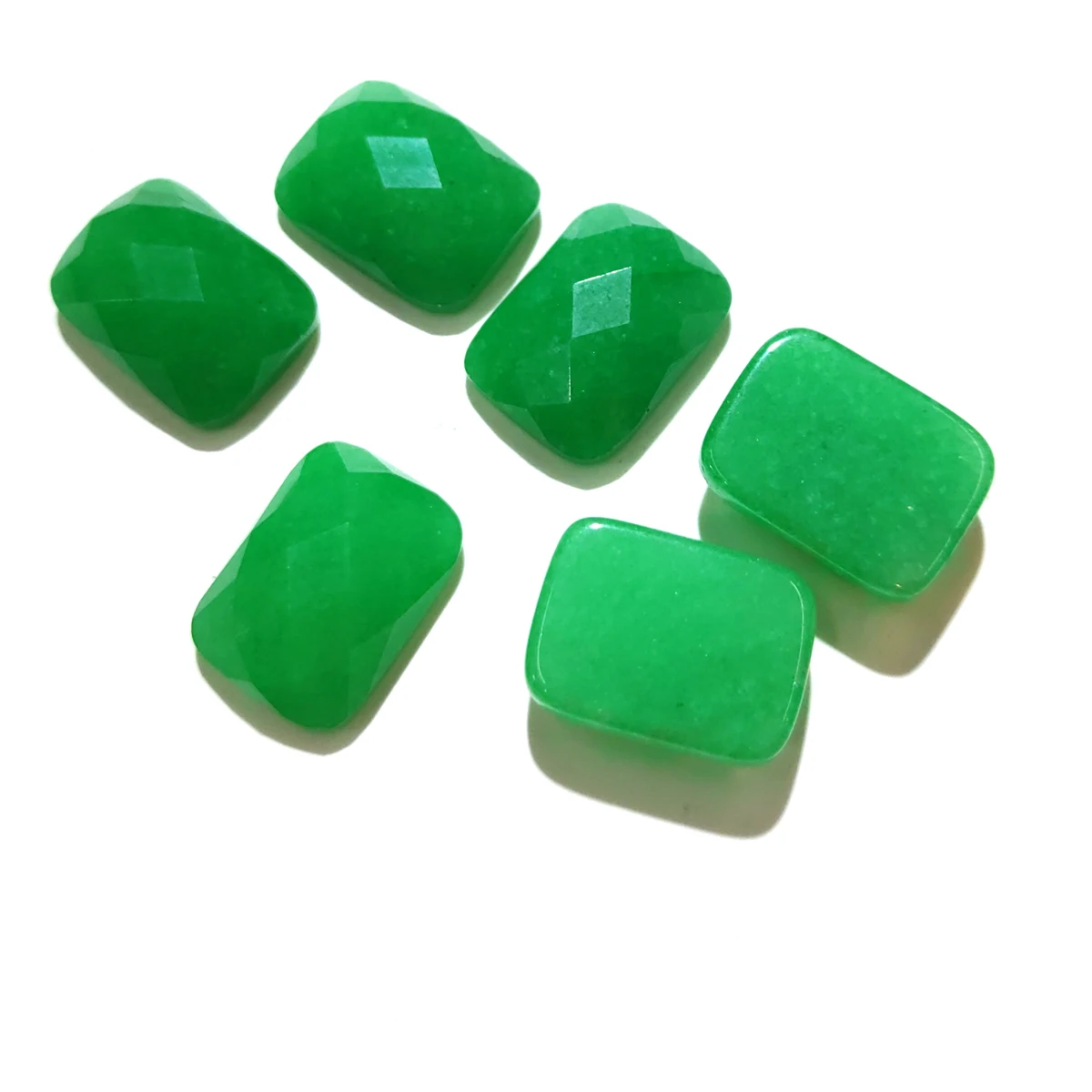 10 шт. секцию поверхности малазийский нефрит камень Кабошон без отверстия для