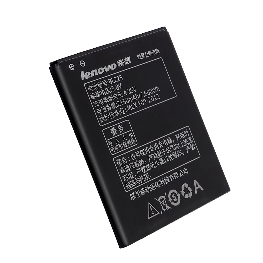 Оригинальная сменная батарея BL225 для Lenovo A785E A858 A858T S8 A708T A628T A620T A780E S580 2150 мАч 3 8 в akku |