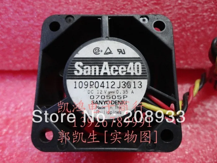 Двойной Шарикоподшипниковый вентилятор и охлаждающий для SANYO 109P0412J3013 12V 0.35A 4CM 4028 |