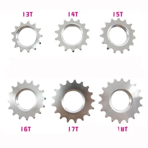 Фиксированная шестерня 13T14T15T16T17T18T, звездочка, цепные кольца, шестерни, односкоростное колесо свободного хода, детали колес