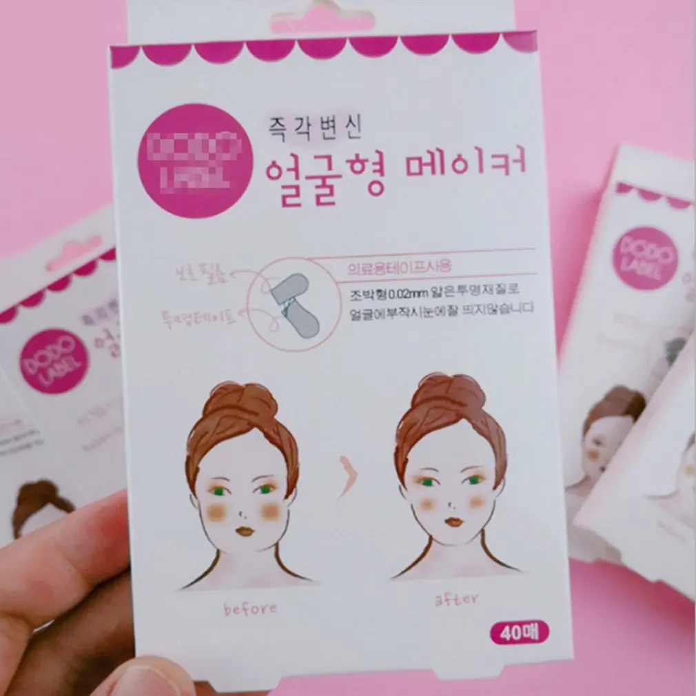 V наклейки для лица Facelifting Artifact невидимые девочек принадлежности красоты - купить