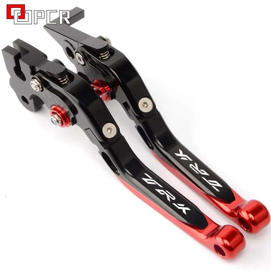 Black red С MT-03 логотипом мотоцикла CNC тормозные рычаги сцепления, пригодный для Yamaha MT03 MT-03 - Цвет: Black red