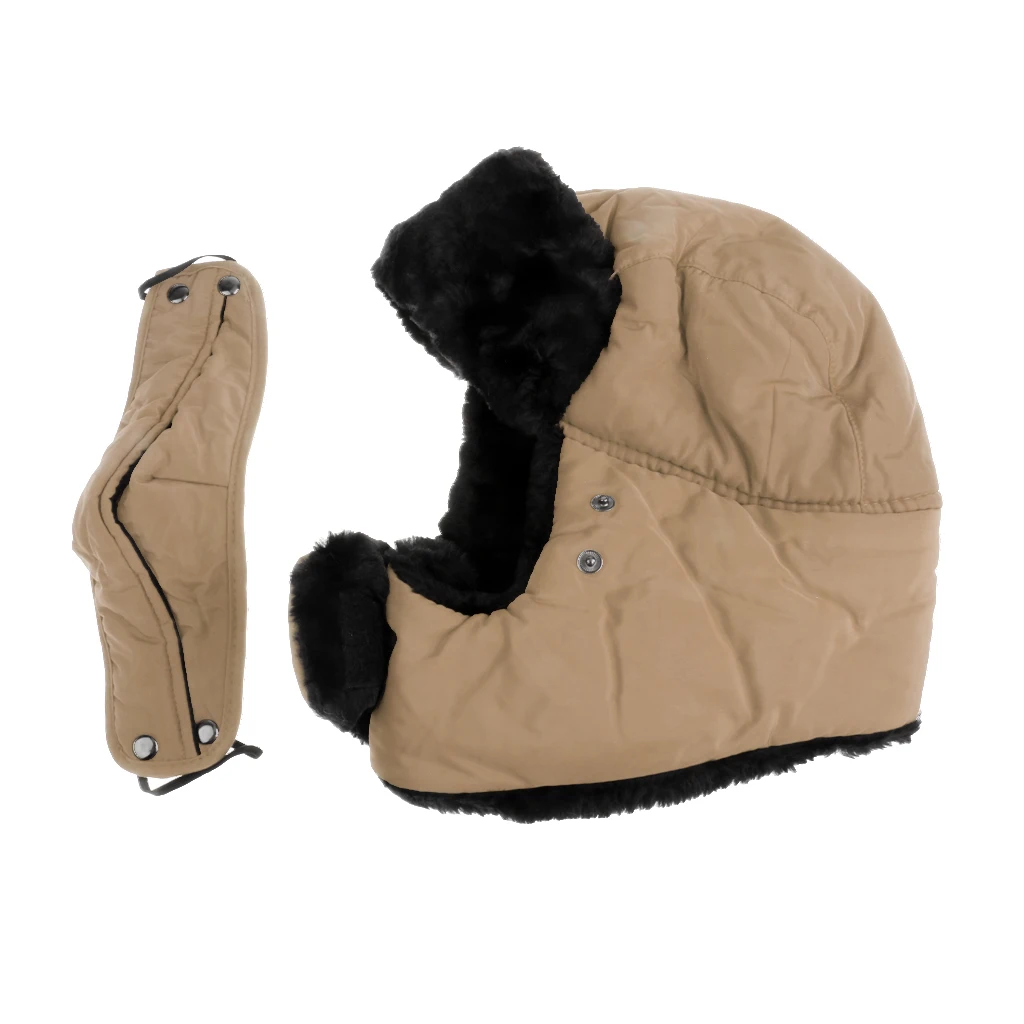 Высокое качество мягкая теплая Мужская Женская Авиатор простая русская зимняя