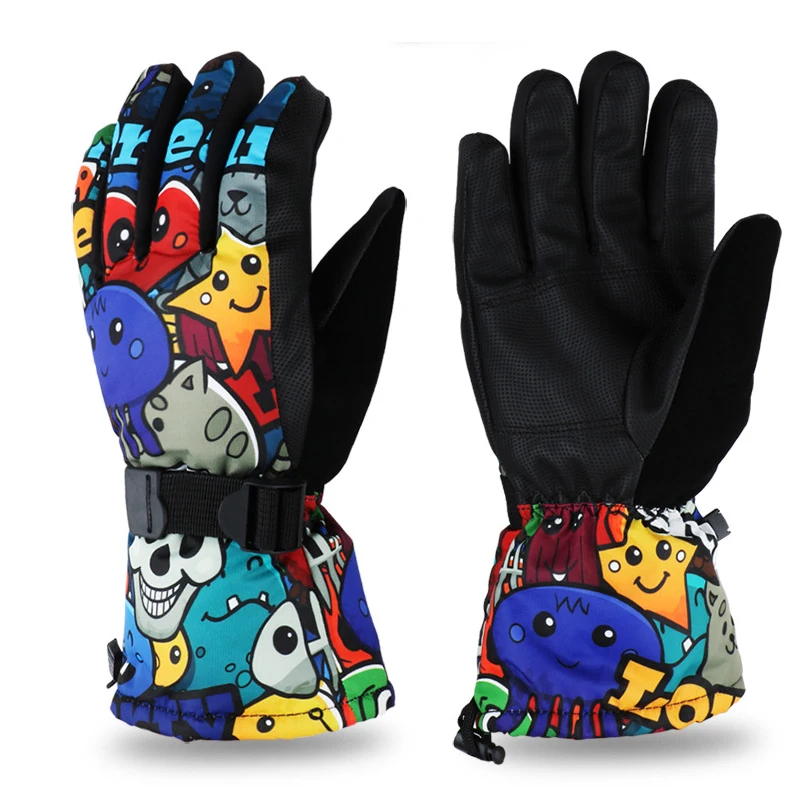 Профессиональные лыжные перчатки для взрослых и подростков, перчатки для сноуборда, мотоциклетные зимние теплые перчатки для верховой езды, альпинизма, водонепроницаемые зимние перчатки