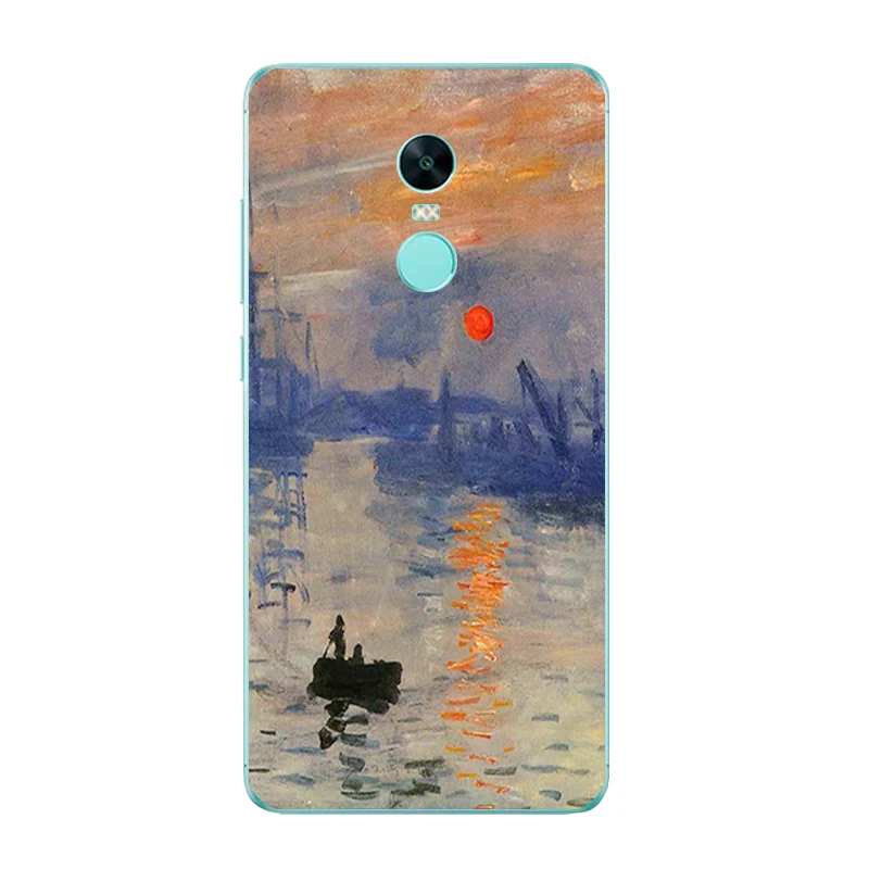 6376 09 Для Xiaomi Redmi Note 3/Redmi Note 4X 5A Phone случай для Redmi Примечание 4/Pro Shell для Redmi Note 2 дизайн «масляная живопись» окрашенный - Цвет: 6376 09