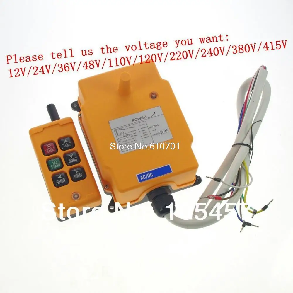 6 Channels 1 Speed Control Hoist Crane Radio Remote System | Other Tool Parts
