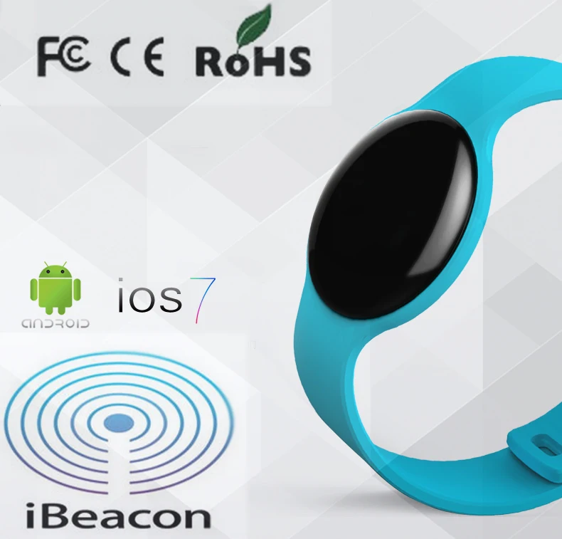 2016 Wristband Ibeacons Bluetooth Ibeacon NRF51822 with SDK and APP | Электроника