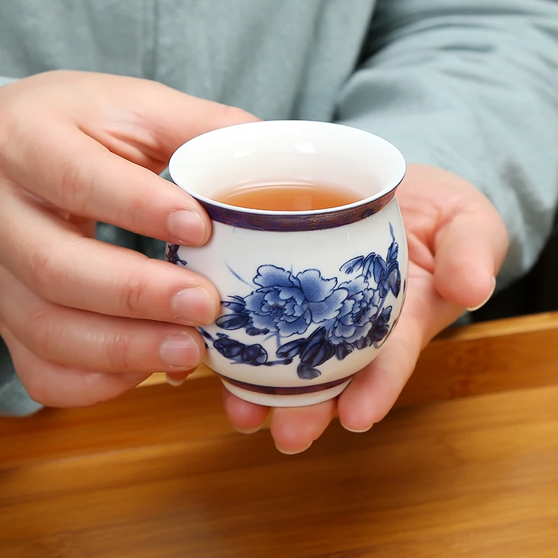 2 шт./лот двухслойная термостойкая чайная чашка керамическая фарфоровая посуда