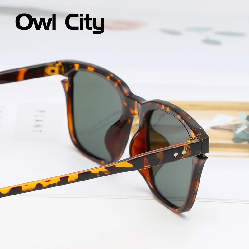 

Owl City Polarized Sunglasses Men Women Driving Square Frame Sun Glasses Brand Designer Classic Male Goggle UV400 Gafas De Sol