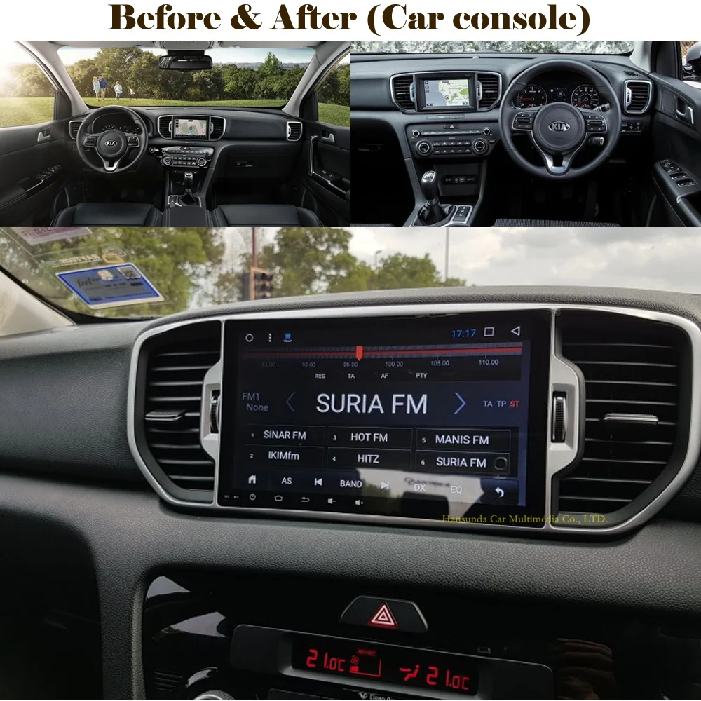 9 дюймовый HD 1024*600 четырехъядерный автомобильный dvd плеер для KIA Sportage с Радио/RDS/DAB +