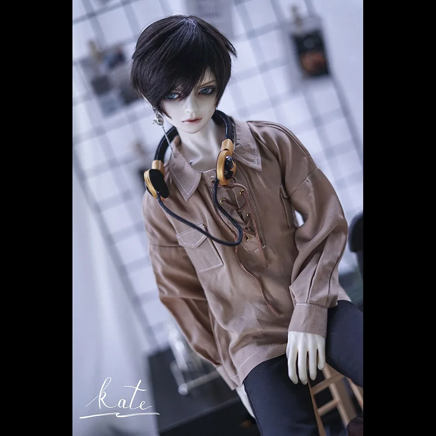 Cateleya декабря BJD SD Топ Одежда для куклы кукла топ рубашка хаки серый порошок настраиваемые размеры