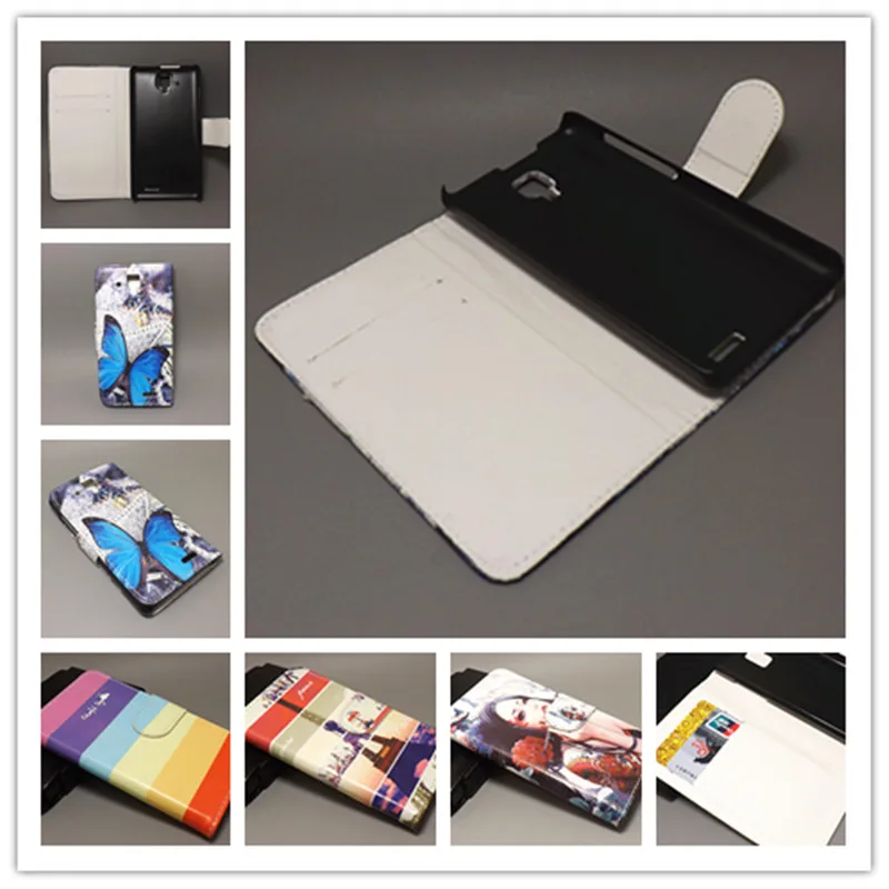 Новый цветной дизайнерский чехол бумажник с рисунком флага для Lenovo A536 A358T 2