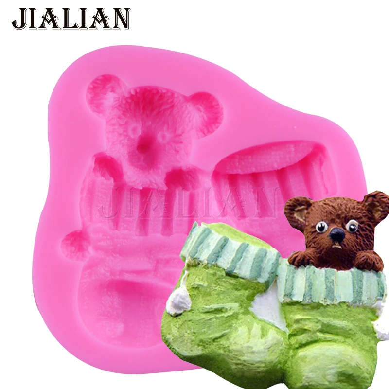 

Сделай сам, 3D носок, детская Цветочная Форма для торта, искусственная шоколадная форма для торта, модель T0863