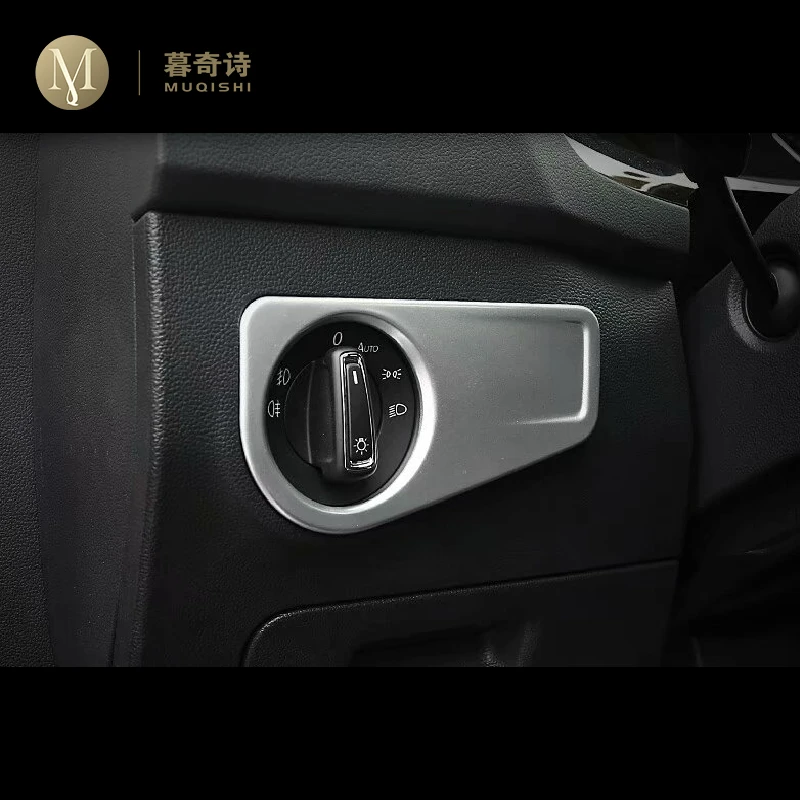 Для Volkswagen Tiguan 2017 2018 2019 переключатель фар рамка управления головным освещением