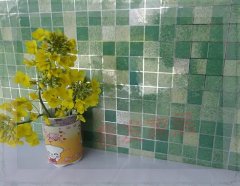 Quality high temperature resistant aluminum foil smoke oil bathroom waterproof wall stickers 45CMX10M murais 3d | Дом и сад