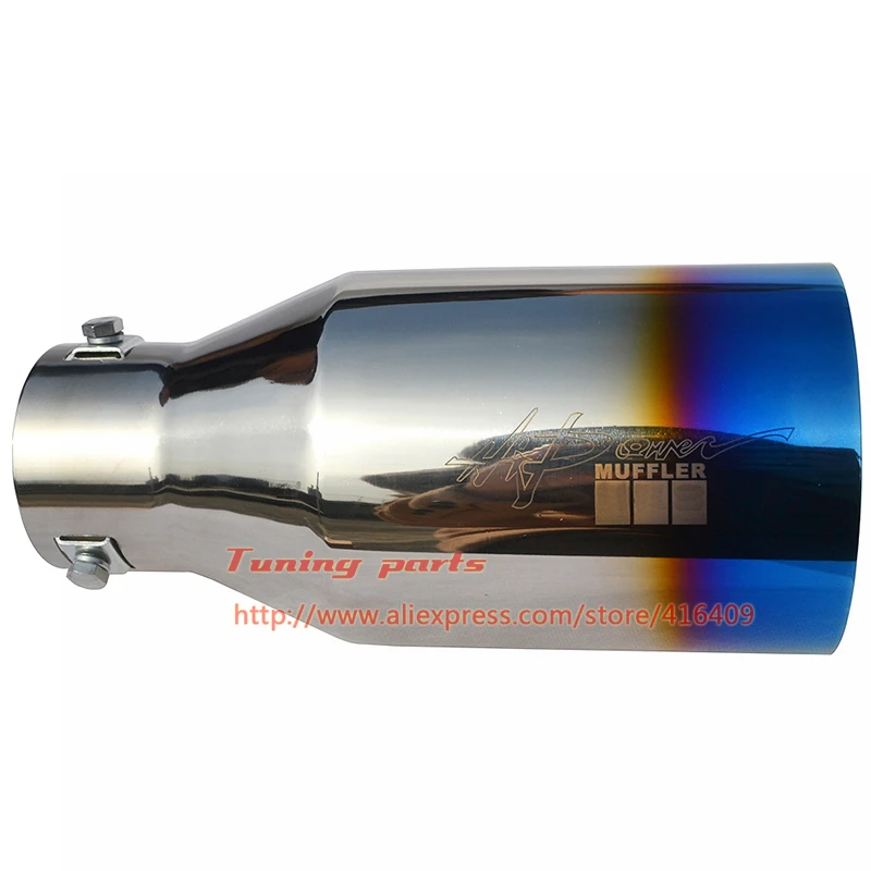 Выхлопной наконечник из нержавеющей стали TY-C012 304 выхлопная труба титана
