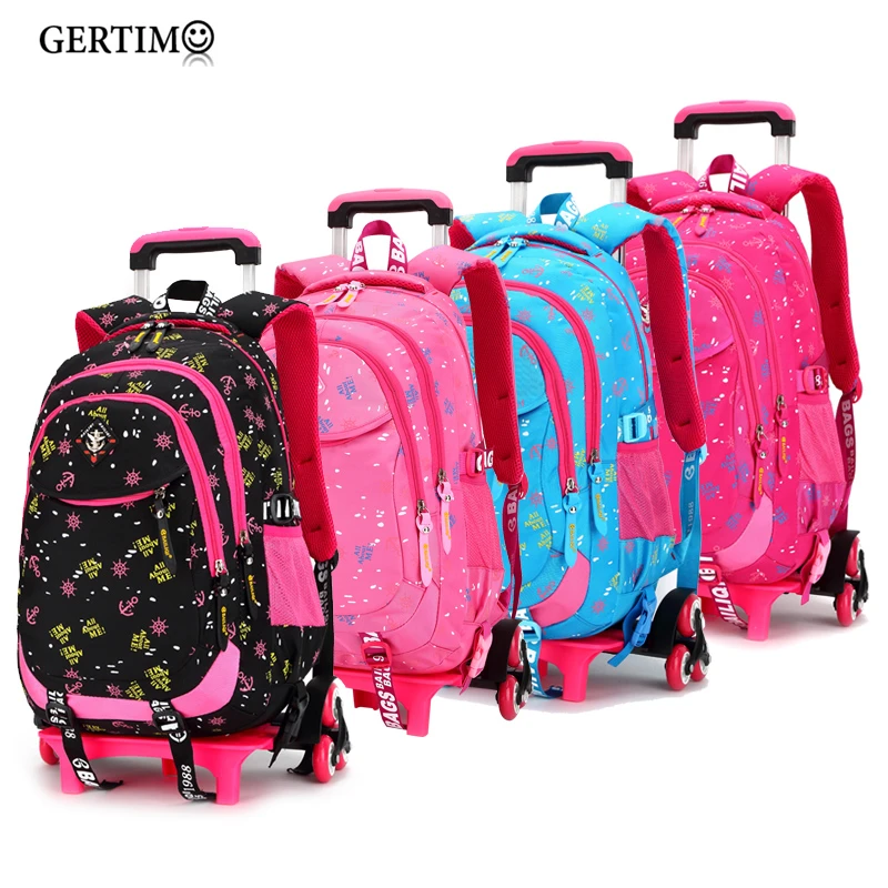 Рюкзаки на колесиках Школьные Сумки Sac a dos детские сумки Bolsa Infantil школьные рюкзаки для девочек школьные рюкзаки