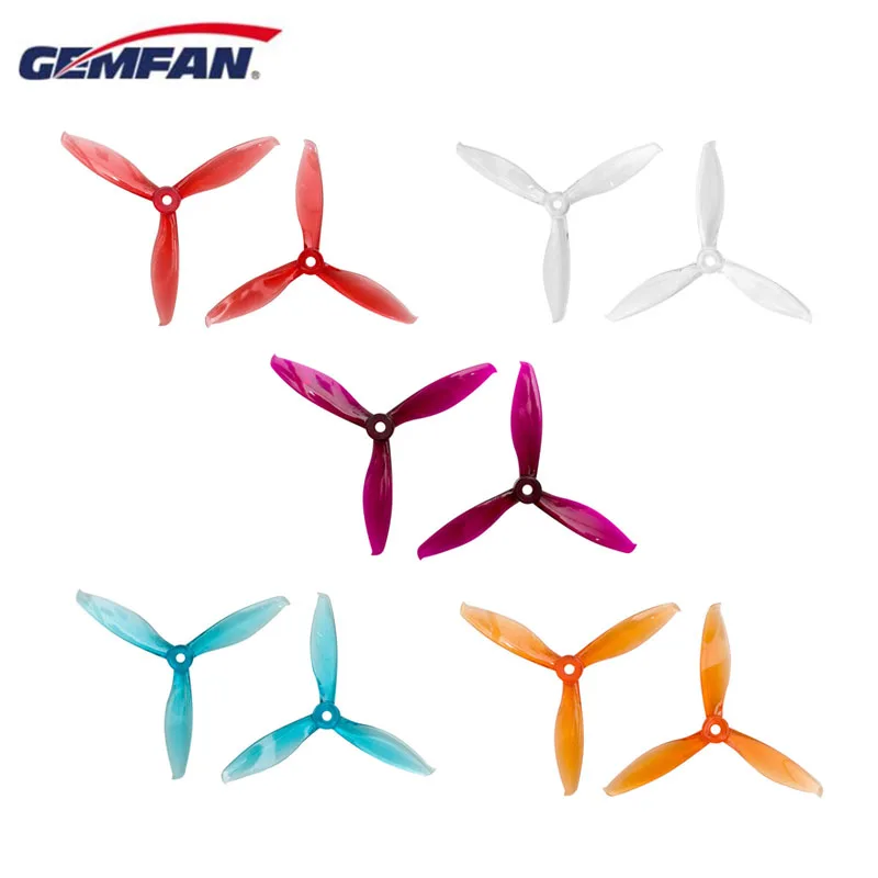 Gemfan Flash 5149 2/6 пар крепежное отверстие 5 мм пропеллеры с 3 лезвиями совместимые