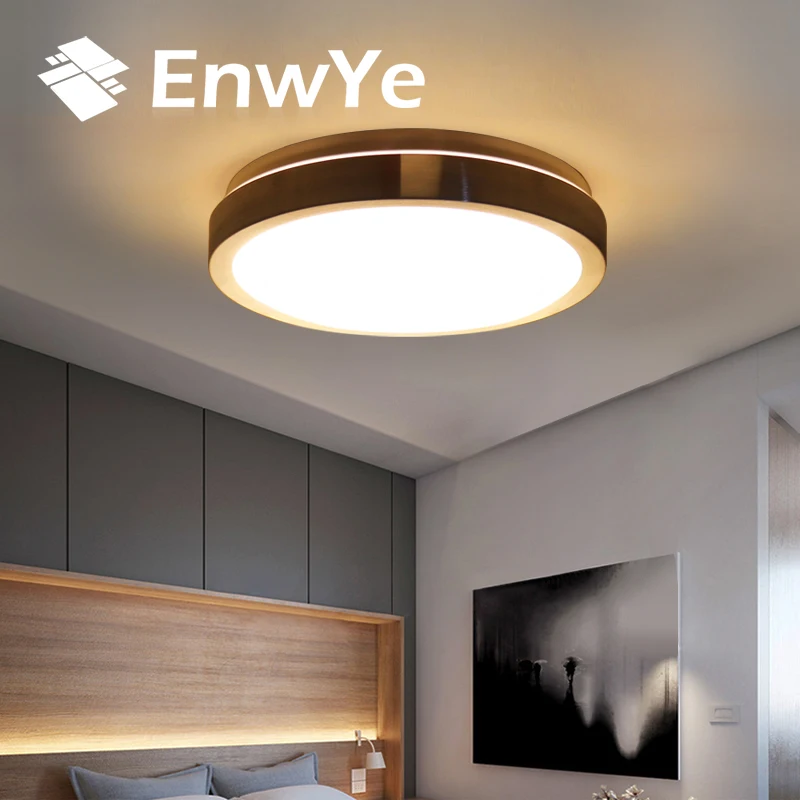 EnwYe светодиодный потолочный светильник высокой яркости 220 в 230 240 В чип 12 Вт 18 24 36 45