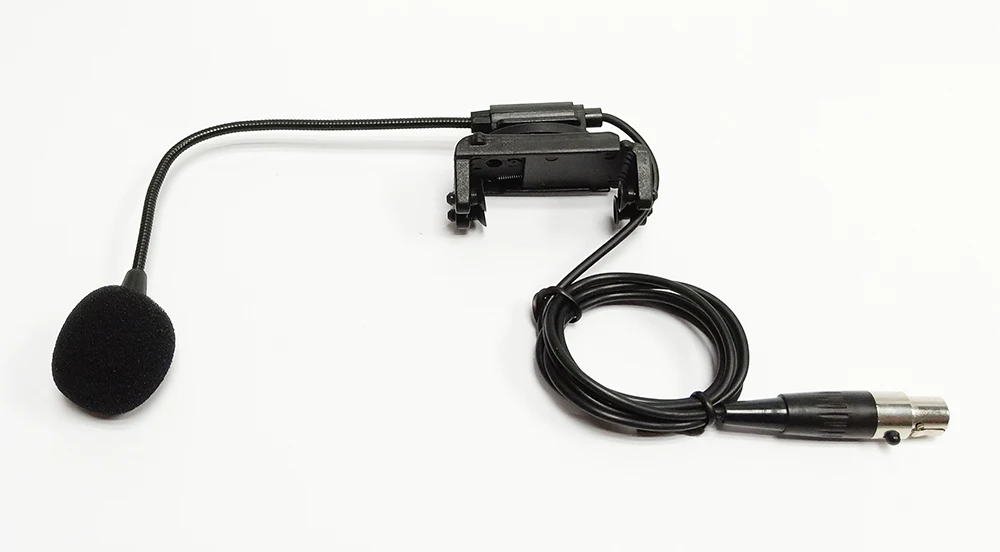 Акустическая Скрипка гусиная шея 4 3 Pin Mini XLR 3,5 мм конденсаторный микрофон для передатчика