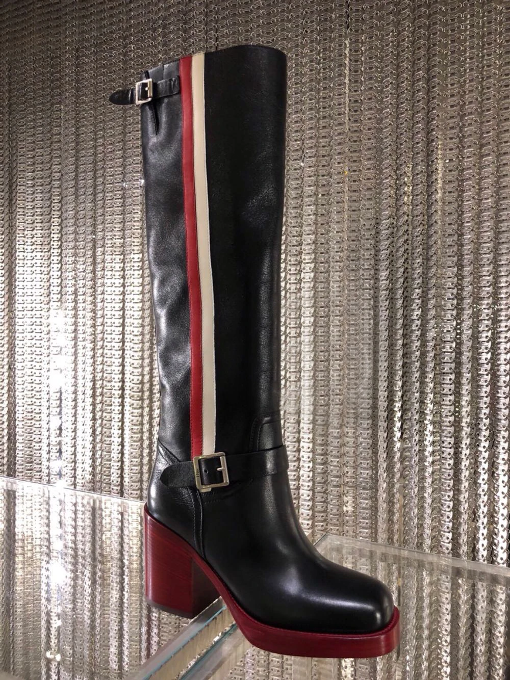 Европейская и американская мода новинка кожаные сексуальные женские сапоги на