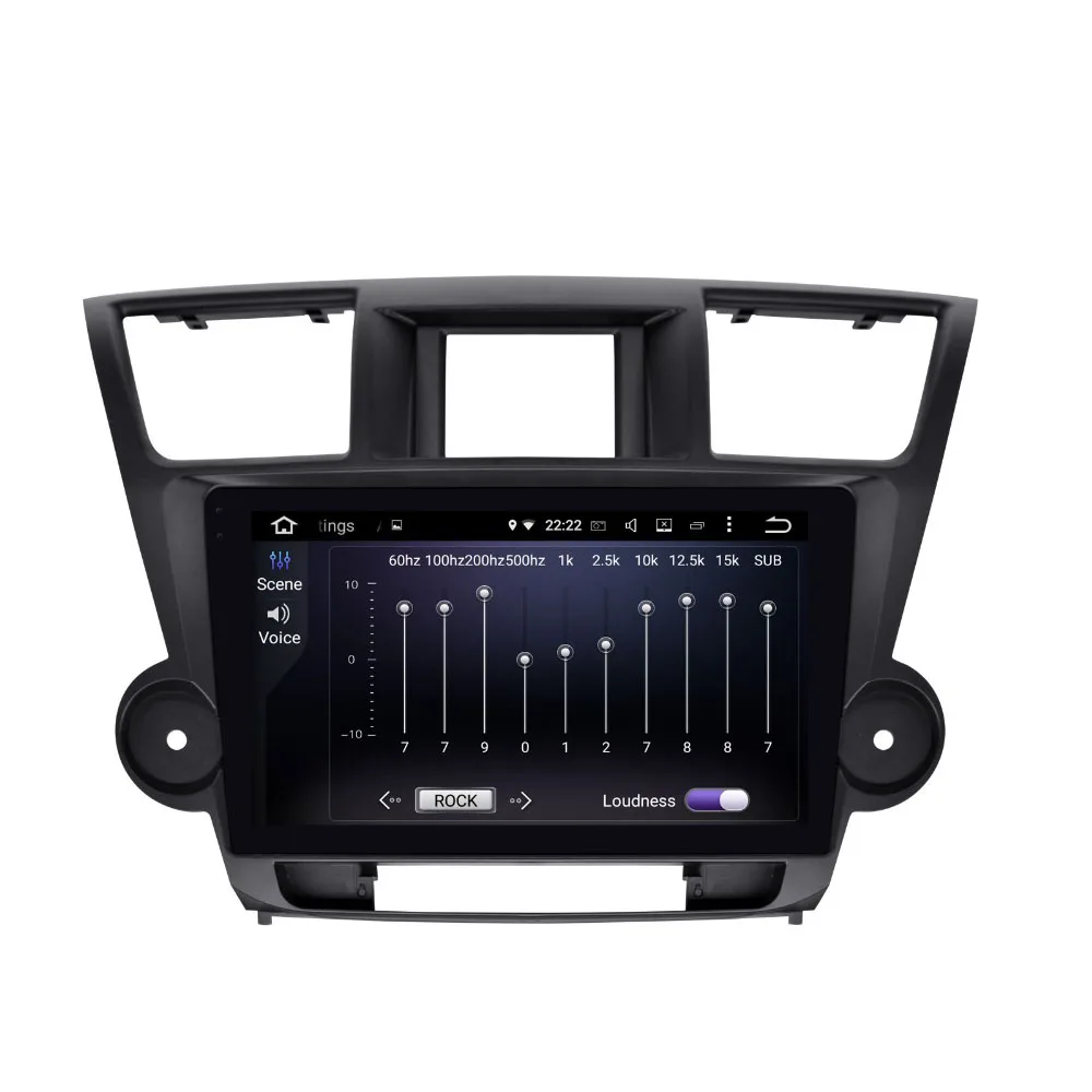 Android 8 1 плеер PX5 10 &quotIPS сенсорный экран DSP автомобильное радио для Toyota Highlander 2009 2014 GPS