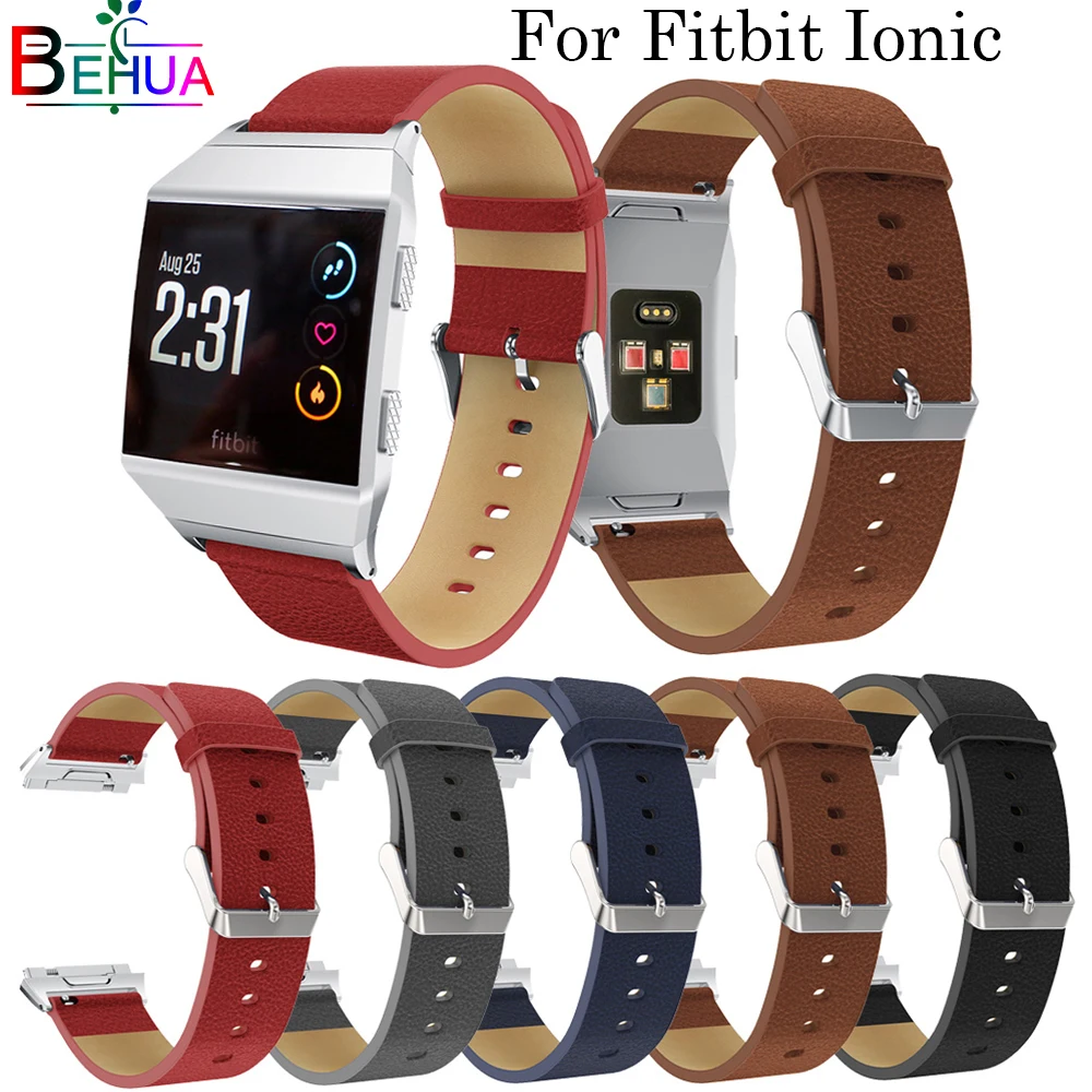 High Quality Leather watchband For Fitbit Ionic Smart Bracelet watch Bands For Fitbit Ionic fashion Sporting Goods Replacement