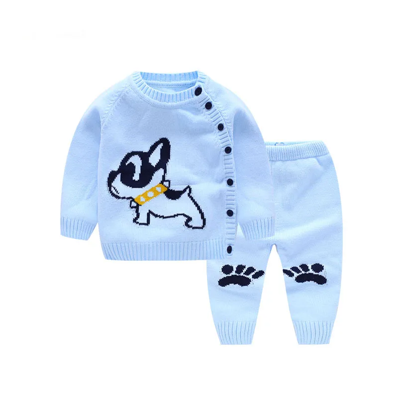 Новорожденный Супер Красивые наборы одежды вязаные трикотажные свитера