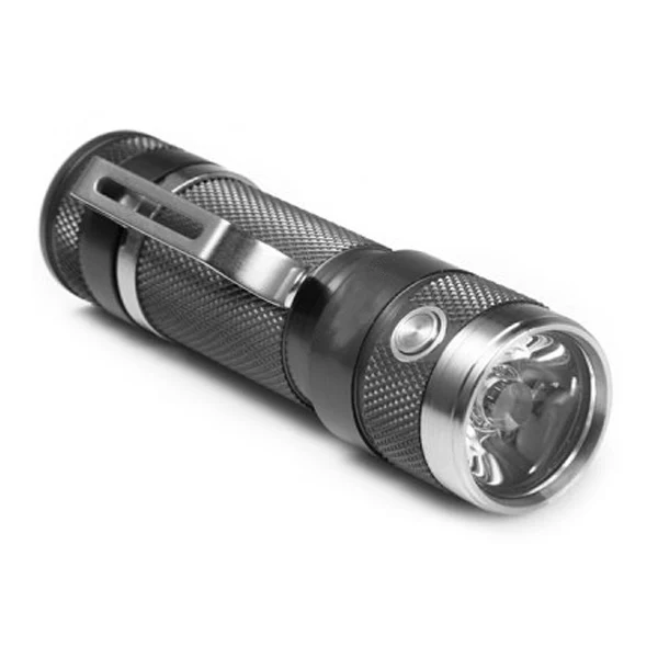 Перезаряжаемый мощный фонарь Mini 4th Tiny 18650 XM-L2 850LM маленький светодиодный фонарик серый/черный фонарь для велосипеда