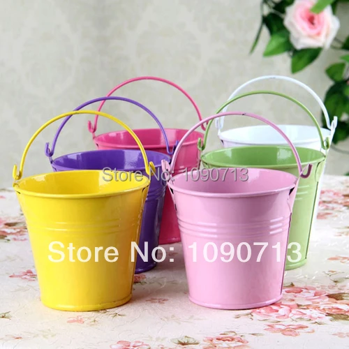 20X Mini Candy Bucket Wedding Pails Metal Buckets Box Party Favoe | Дом и сад
