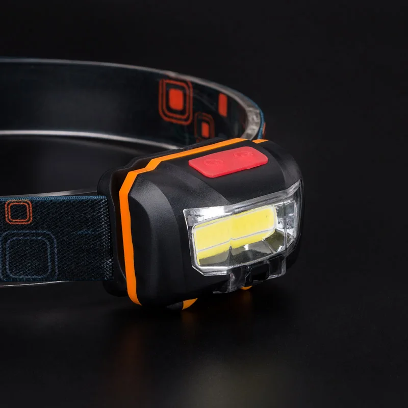 Мини ИК датчик индукции фар USB Перезаряжаемый налобный фонарь светодиодный