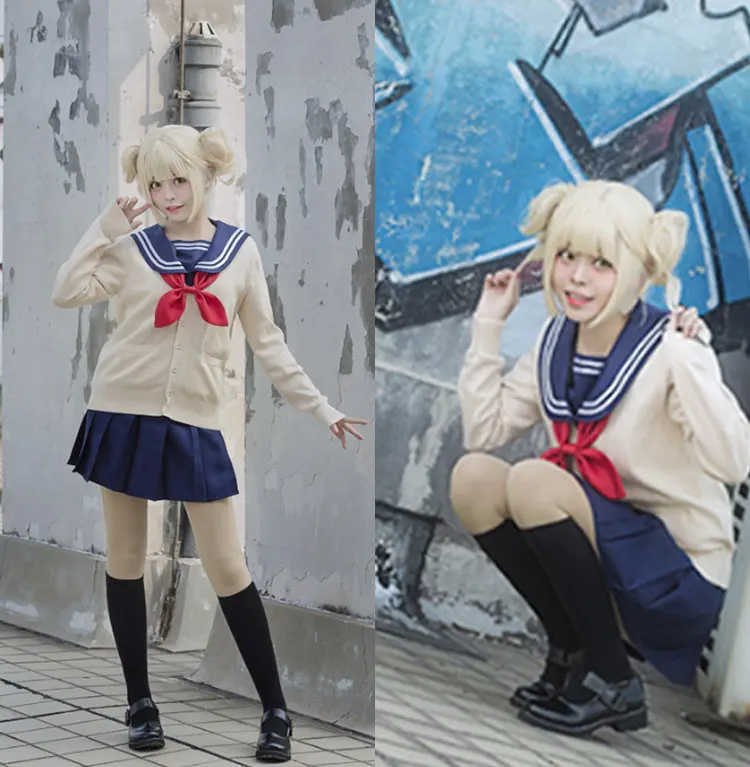 My Hero Academy Boku no Hero Academy химико Тога JK Униформа юбки свитер толстовки кардиган костюмы для косплея