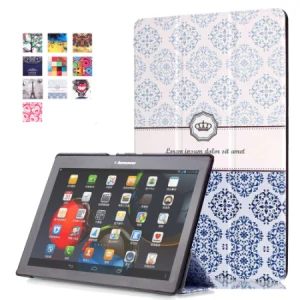 Folio Stand pu кожаный чехол Tab2 A10-30 funda для lenovo tab 2 X30F 10 1 &quotпланшет | Компьютеры и офис