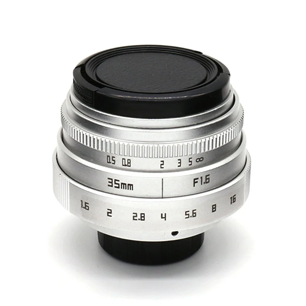 Новый стиль fujian 35 мм f1.6 C крепление камеры видеонаблюдения объектив II для Fuji Fujifilm