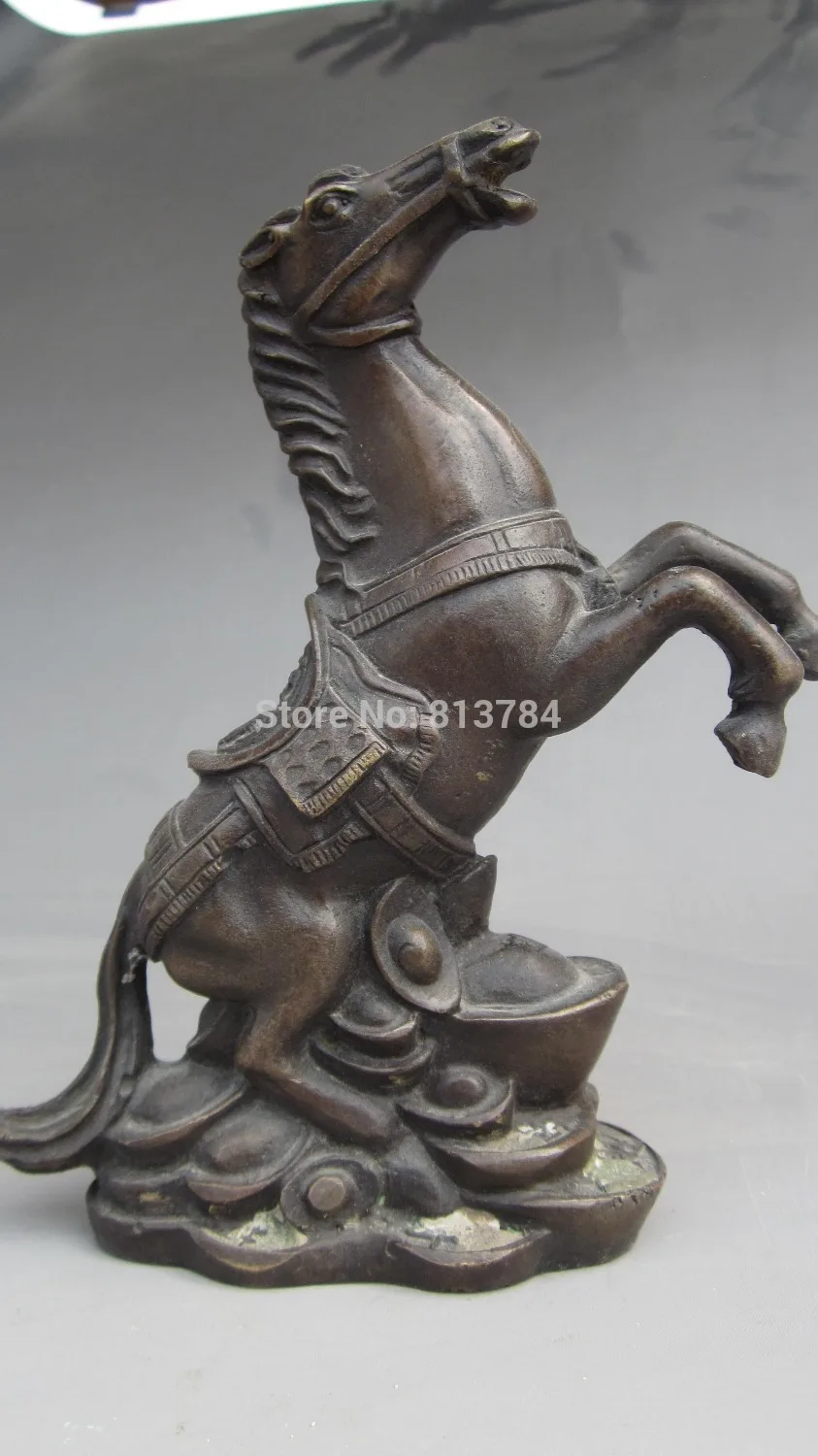 Китайская коллекция старинное декорированное старое изделие из бронзы ручной