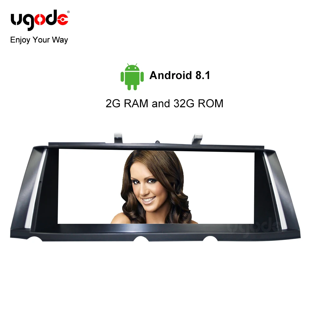 Ugode Автомобильная навигационная система GPS медиаплеер 10 25 &quotIPS экран Android 9 0 для BMW