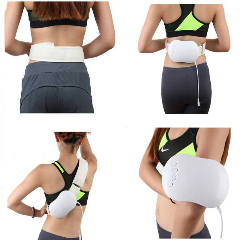 Электрический массаж для похудения Массажер пояс талии сзади тела Массажный