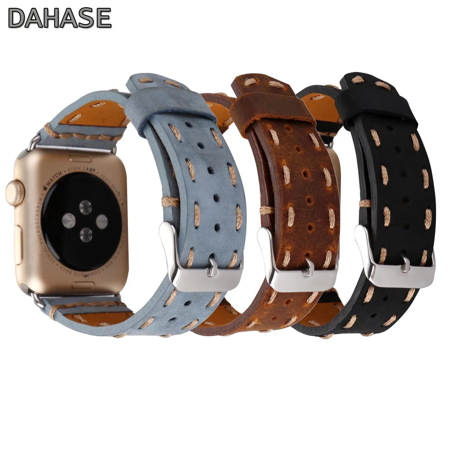 Ремешок из натуральной кожи для Apple Watch Series 1/2/3/4/5/6 38/42 мм 40/44 мм|band for apple watch|leather watch