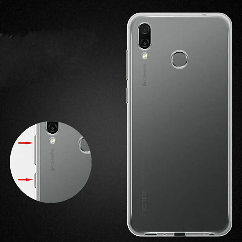 Для Huawei Y7 Pro 2019 DUB LX2 Прозрачный чехол для Y9 JKM LX1 LX3 силиконовый на заднюю панель
