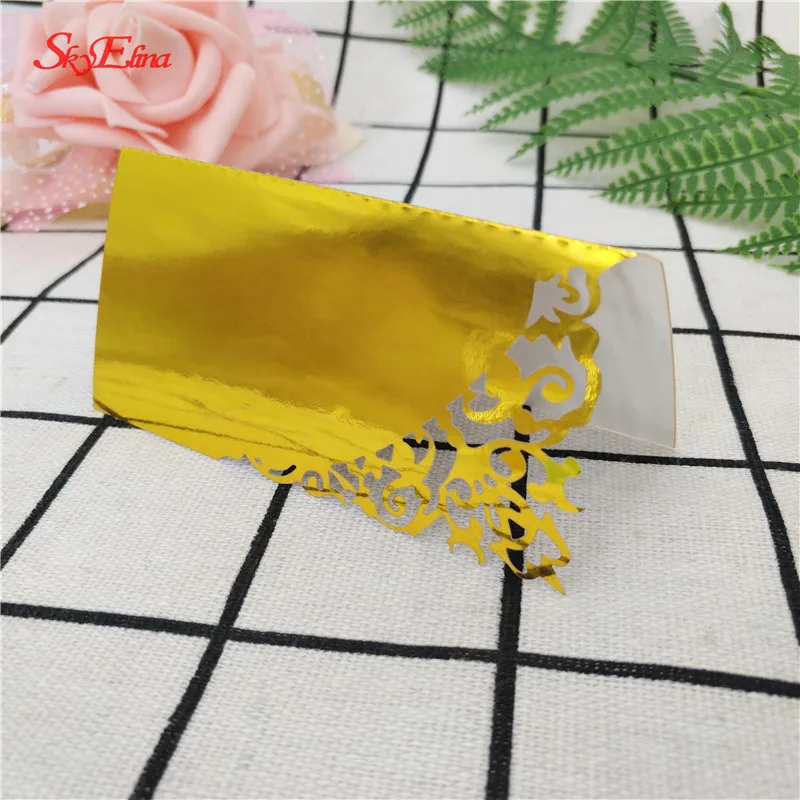 100 шт. Свадебные лазерные вырезы для вечеринки декор место карты любовь сердце