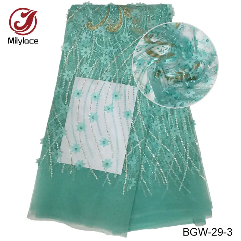 Кружевное платье в африканском стиле с блестками и 3d цветами|tulle lace|french tulle lace3d flower