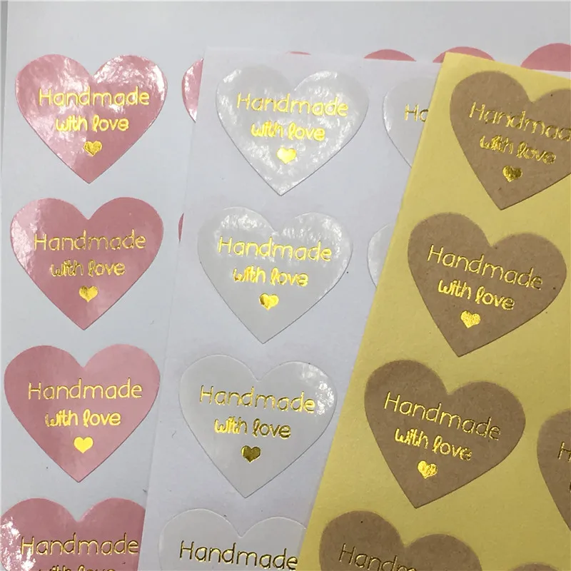 Горячее тиснение работа золотые слова упаковка этикетки бумажные наклейки