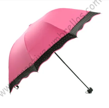 4 шт./лот летние складные мини солнечные зонты 5 слоев черное покрытие анти УФ