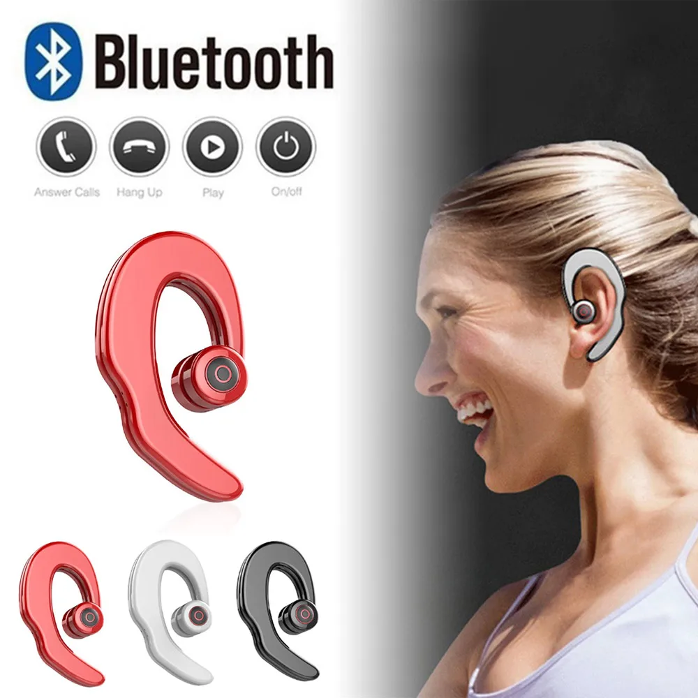 2 шт Беспроводная Bluetooth 4 ушной крючок Спортивная безболезненная стерео гарнитура