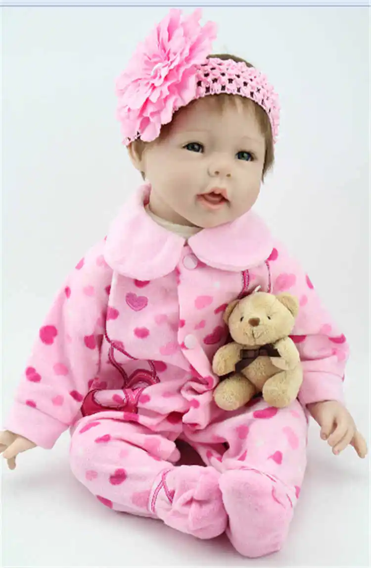 

22 "силиконовые куклы для новорожденных NPK куклы bebe Bonecas куклы-игрушки для девочек для детей подарки на день рождения