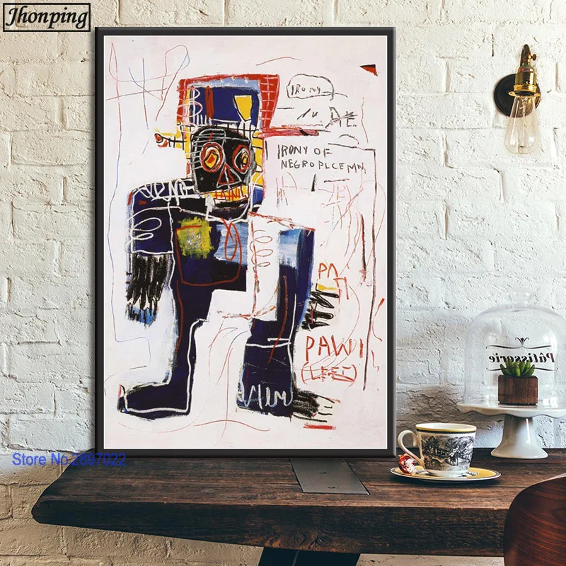 Арт плакат Jean Michel Плакаты и печать Картина Настенная живопись на холсте Wall Art