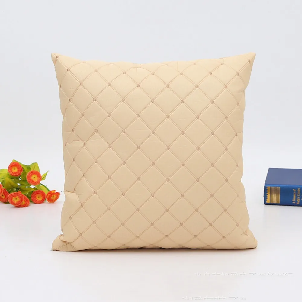 Винтажная клетчатая Подушка Чехол в стиле ретро наволочка полоску чехол для