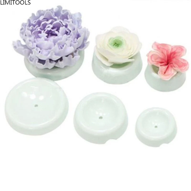 6 шт./компл. пластиковые формы для сушки цветов тортов 3d жвачки помадки украшения