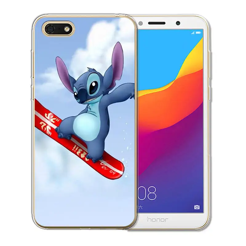 Стежок чехол для телефона Huawei P8 P9 P10 P20 Smart Lite Plus Pro nova 3e Enjoy 7S силиконовый etui милый