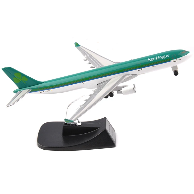 

kids toys Aer Lingus Airbus A330-300 Airline Alloy Diecast Plane Model Collectible Aircraft 13cm Toys for Children Gift
